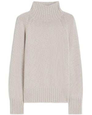 Max Mara 'S Mantova High-Neck Knitted Jumper - White