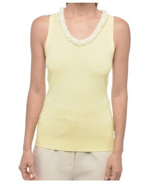 Jil Sander Sequin-Embellished Sleeveless Top - Green