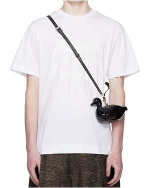 Simone Rocha Daisy Chain-Print Cotton T-Shirt - White