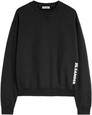 Jil Sander Long-Sleeve Sweatshirt - Black