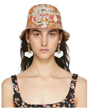 Rabanne Multicolored Fisherman's Hat - Natural