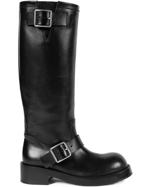 Ann Demeulemeester Arwa Engineer High Boots - Black