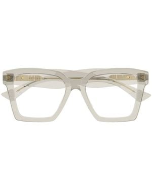 Bottega Veneta Eyewear Square Frame Glasses - White