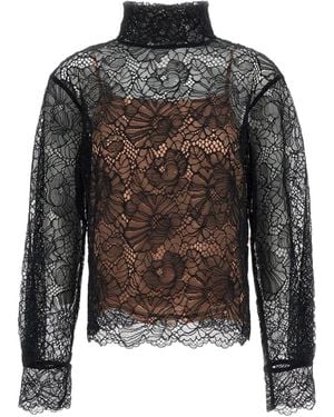 ROTATE BIRGER CHRISTENSEN Lace Shirt - Grey