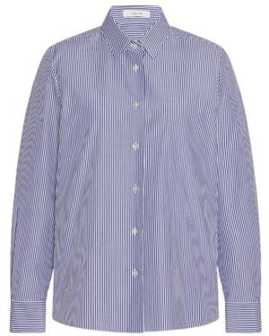The Row Sadie Striped Shirt - Blue