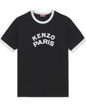 KENZO Slim-Fit Paintris Emblem' T-Shirt - Black