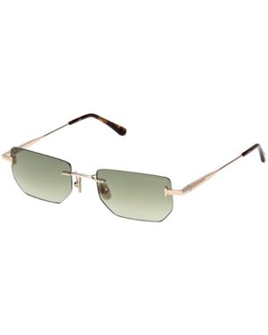 Tom Ford Eyewear Rectangle-Frame Sunglasses - White