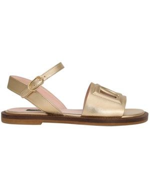 Dolce & Gabbana Leather Sandals - Multicolor