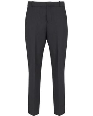 Balmain Belt Loop Casual Trousers - Grey