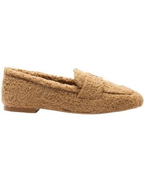 Casadei Grays Peak Faux Fur Loafers - Brown