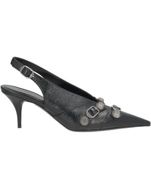 Balenciaga Slingback Court Shoes - Brown