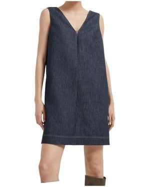 Brunello Cucinelli Denim Mini Dress - Blue