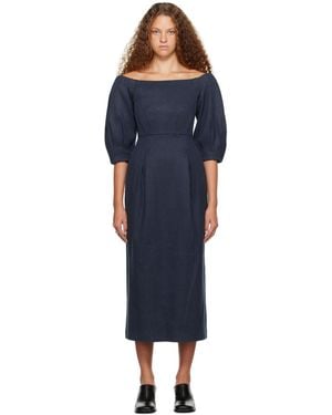 Gabriela Hearst Majano Shoulder-Length Dress - Black