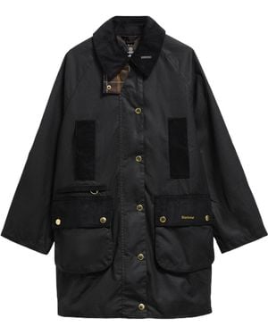 Barbour Waxed Cotton Jacket - Black
