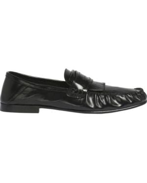 Marni Collapsible Heel Tassel Loafers - Black