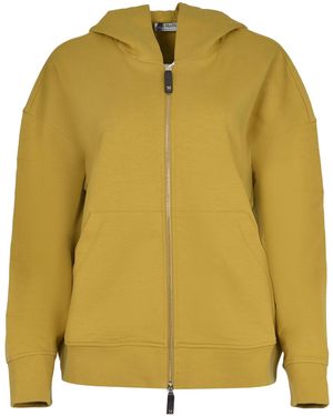 Max Mara 'S Siena Zip-Up Hoodie - Yellow