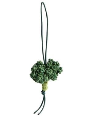 JW Anderson Jw Anderson Crochet Broccoli Charm - Green