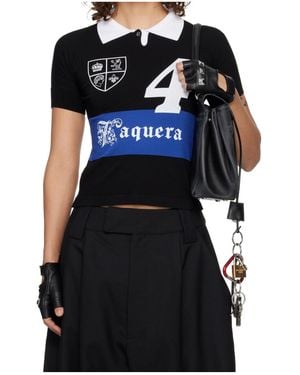 VAQUERA Short-Sleeved Polo Shirt - Black