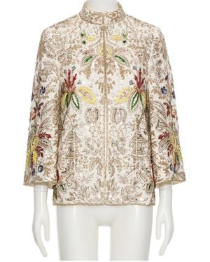 Valentino Long-Sleeve Casual Jacket - White