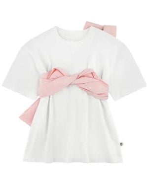 Area Taffeta-Knot T-Shirt - White
