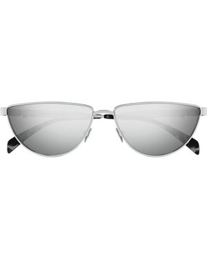 McQueen Eyewear Cat-Eye Frame Sunglasses - White