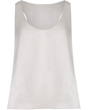 Alysi Scoop-Neck Tank Top - White