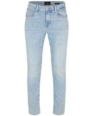 7 For All Mankind Faded Detail Jeans - Blue