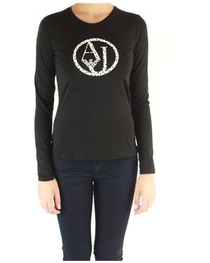 Armani Jeans Logo Detail T-Shirt - Black