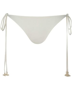 Johanna Ortiz Entorche Del Mar Bikini Briefs - White