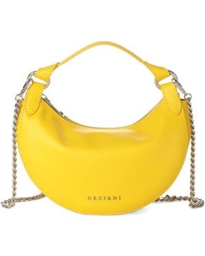Orciani Dumpling Vanity Mini Shoulder Bag - Yellow