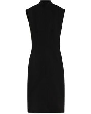 Sportmax Open Back Alete Midi Dress - Black
