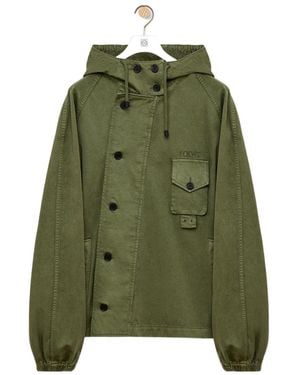 Loewe Short Parka - Green