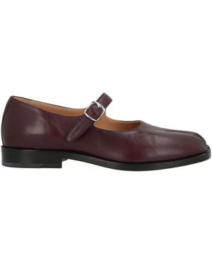 Maison Margiela Mary Jane Flats - Brown