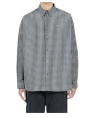 Loewe Striped Or Checked Shirt - Gray