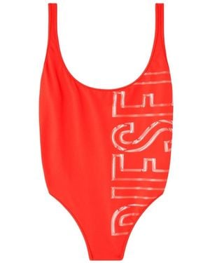 DIESEL Pamela-D-Core Logo Swimsuit - Red