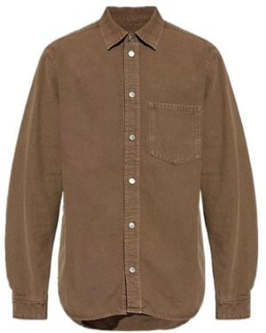 Samsøe & Samsøe Patch-Pocket Shirt - Brown