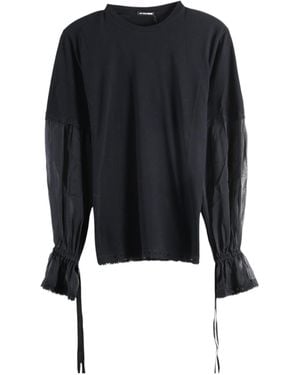 Ann Demeulemeester Crew-Neck T-Shirt - Black