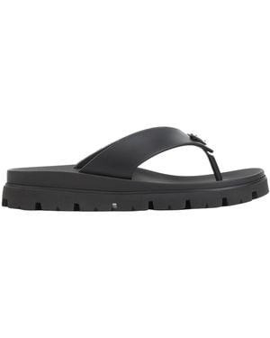 Prada Soft Cage Logo Flip-Flops - Multicolour