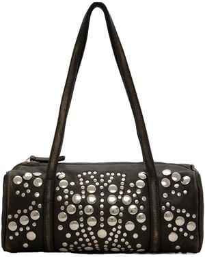 GIMAGUAS Sofia Studded Shoulder Bag - Black