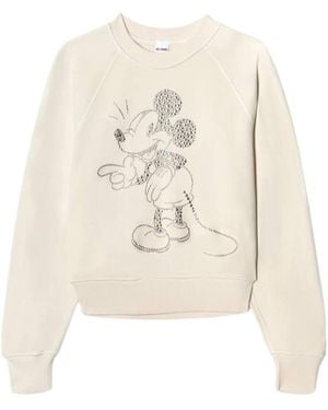 RE/DONE Crew-Neck Sweatshirt - White