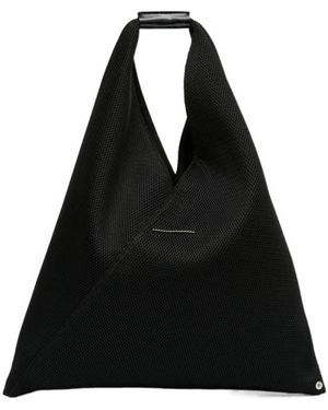 MM6 by Maison Margiela Japanese Mesh Shoulder Bag - Black
