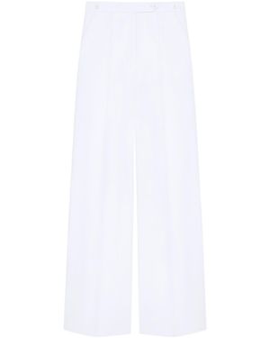 Givenchy Cotton Wide-Leg Trousers - White