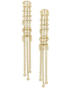 Chloé Chain Earrings - Metallic