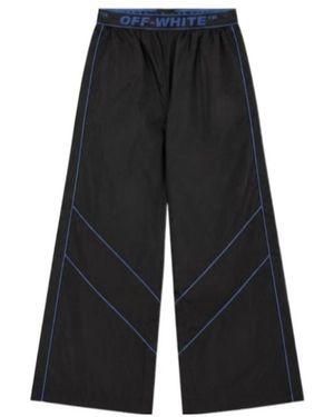 Off-White c/o Virgil Abloh Logoband Nylon Trousers - Black