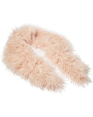 MAX&Co. Frise Plush Stole - Pink