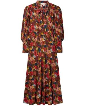 Doen Long Sleeve Dress - Red