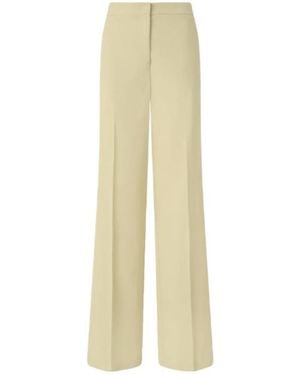 Pinko Stretch Pleated Trousers - Natural