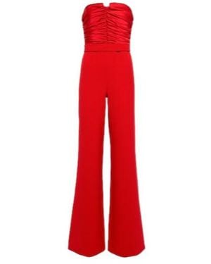 Safiyaa Miriana Sleeveless Jumpsuit - Red