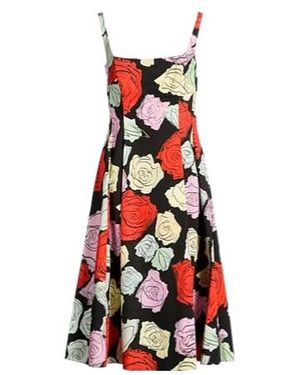 Marni Midi Dress Cotton - Red