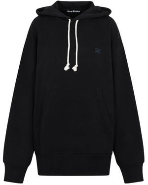 Acne Studios Hooded Design Hoodie - Blue